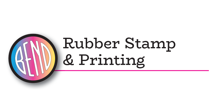 bend rubber stamps